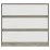 Comodă Yasen Венера 3S (100.5 cm), Stejar Craft Gri/Alb