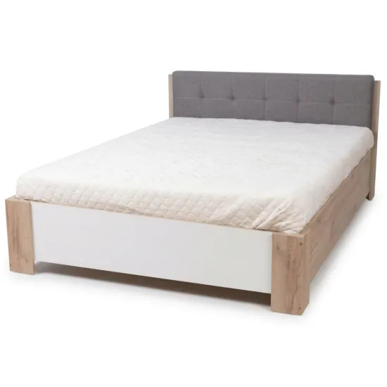 Pat Yasen Venera, 160 х 200 cm, Stejar Craft Gri/Alb
