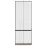 Dulap Yasen Venera 800 (80x50.5x206.5 cm), Stejar Craft Gri/Alb