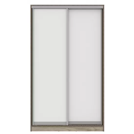 Шкаф-купе Yasen Венера 1200 (120x206.5x50), Дуб Крафт Серый/Белый