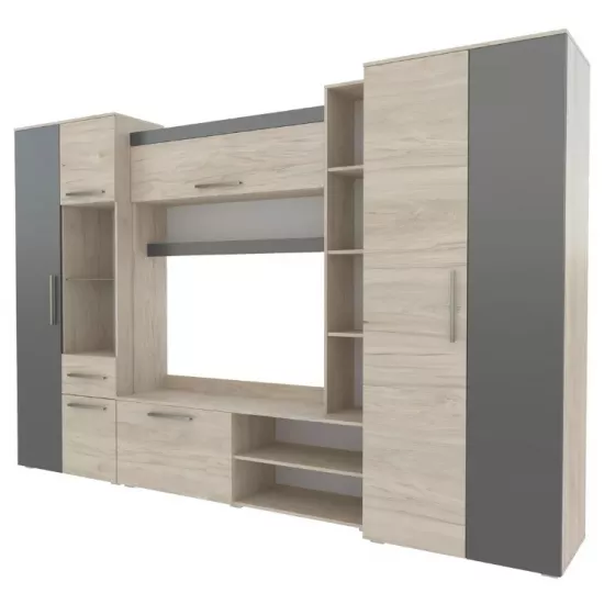 Living Yasen Royal (310 cm), Ghicori Rocford Deschis/Grafit Gri