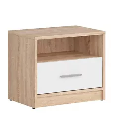 Noptieră Gerbor Nepo KOM1S (50 cm), Stejar Sonoma/Nymphea Alba Noptieră Gerbor Nepo KOM1S (50 cm), Stejar Sonoma/Nymphea Alba