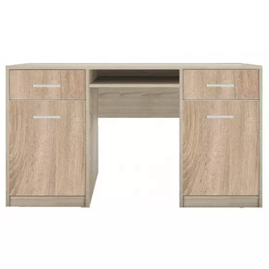 Masa de birou Gerbor Nepo BIU150, Stejar Sonoma