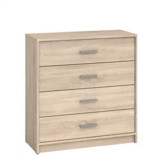 Комод Gerbor Nepo KOM4S (80 см), дуб сонома