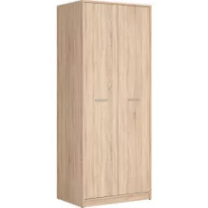 Dulap Gerbor Nepo SZF2D (80x54.5x197 cm), Stejar Sonoma