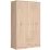 Dulap Yasen Nepo SZF3D2SN, 118.5x54x196.5 cm, Stejar Sonoma