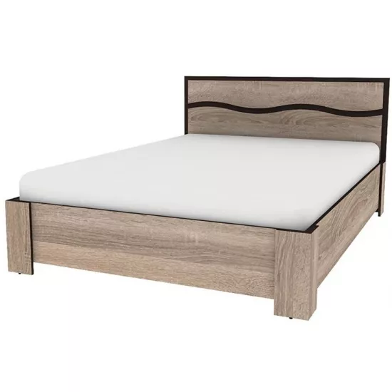 Pat Yasen Geneva, 160 x 200 cm cu lamele, Wenge Magic/Sonoma Truffle