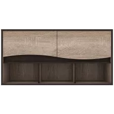 Raft de perete Yasen Geneva, 120x28x60 cm, Wenge Magic/Sonoma Truffle Raft de perete Yasen Geneva, 120x28x60 cm, Wenge Magic/Sonoma Truffle