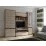 Raft de perete Yasen Geneva, 120x28x60 cm, Wenge Magic/Sonoma Truffle