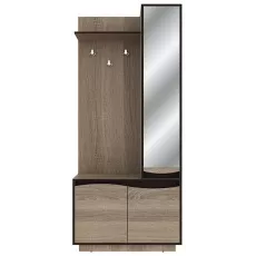 Antreu Yasen Geneva, 90x40x206.5 cm, Wenge Magic/Sonoma Truffle