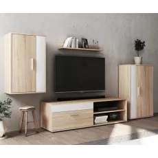 Living Yasen Berno (190 cm), Sonoma / White Living Yasen Berno (190 cm), Sonoma / White