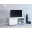 Comoda TV Yasen Moon MN 100 (100 cm), White/White Gloss