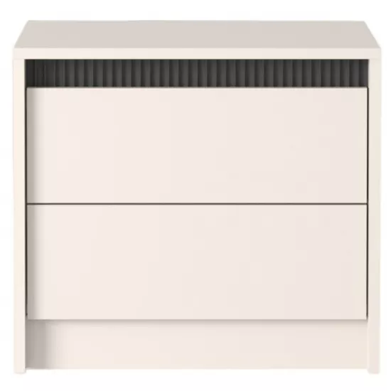 Прикроватная тумба Yasen Монако KOM2S (54 см), Кашемир (Бежевый) / Элегантный Серый Софттач