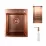 Мойка кухонная SanDonna HD4050, 500х400 мм, Медный (VOR82339)