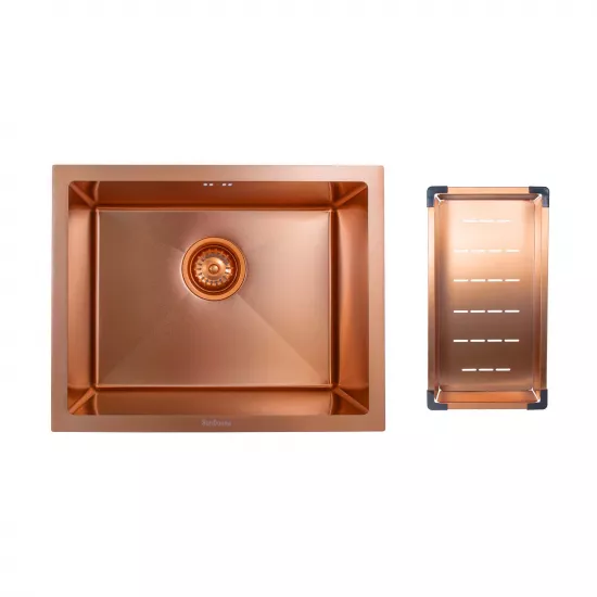 Chiuvetă de bucătărie SanDonna HD5040, 400х500 mm, Copper (VOR82340)