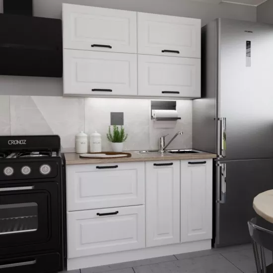 Кухня Yasen Сканди 1.2 м, МДФ, Белый