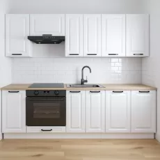 Кухня Yasen Сканди 2.4 м, МДФ, Белый