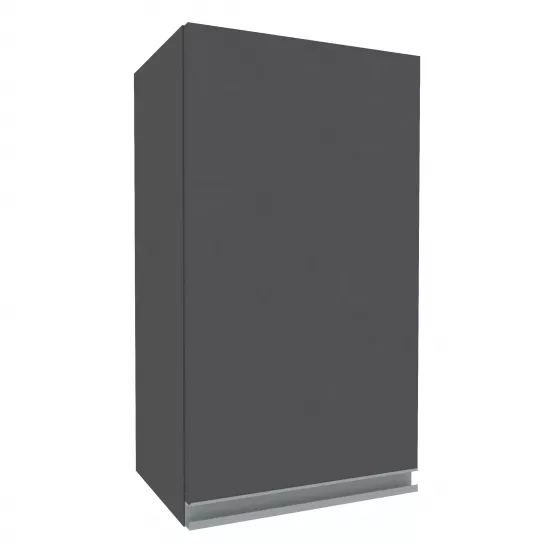 Верхний кухонный шкаф Yasen Мадера №3 (400-715) левый/правый, ДСП, Графит Серый
