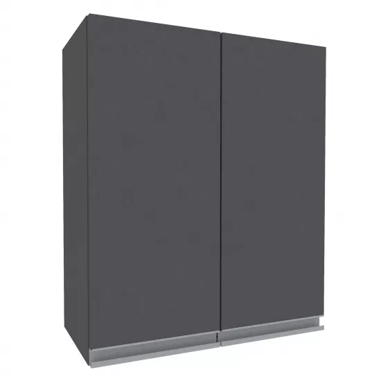 Верхний кухонный шкаф Yasen Мадера №8 (600-715), ДСП, Графит Серый