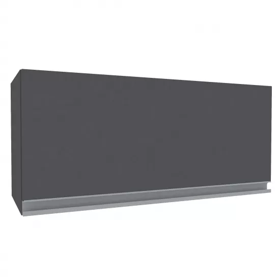 Верхний кухонный шкаф Yasen Мадера №15 (800-355), ДСП, Графит Серый