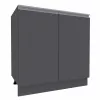 Нижний кухонный шкаф Yasen Мадера №10 (800-715), ДСП, Графит Серый
