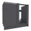 Modul inferior Yasen Madera №18 (880-715) stânga/dreapta, Pal, Grafit Gri