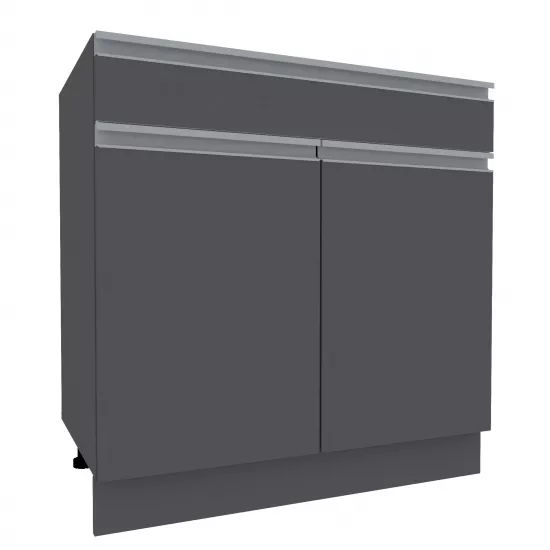 Modul inferior Yasen Madera №21 1Я2Д (800-715), Pal, Grafit Gri