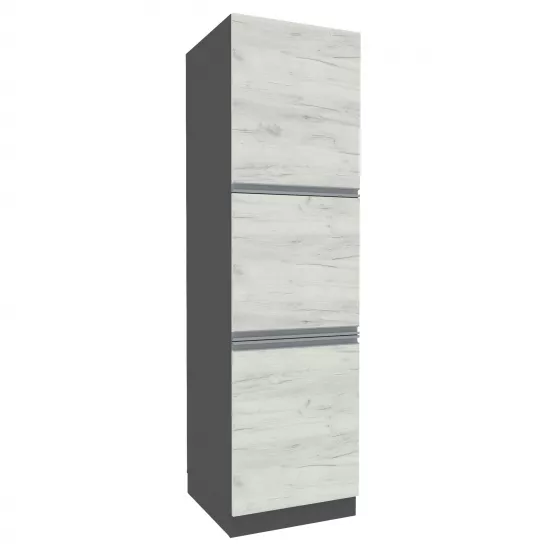 Нижний кухонный шкаф Yasen Мадера №18 (600-2030) левый, ДСП, Дуб крафт белый