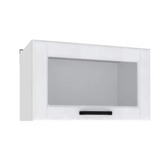 Modul superior Yasen Scandi №12 (600-355) vitrina, MDF, Alb