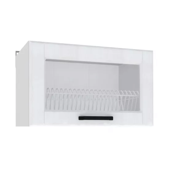 Modul superior Yasen Scandi №13 (600-355) vitrina, MDF, Alb