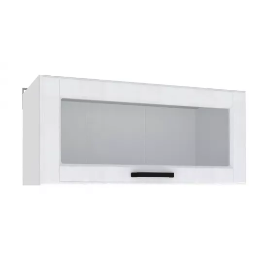 Modul superior Yasen Scandi №14 (800-355) vitrina, MDF, Alb