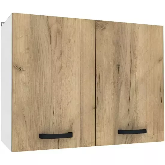 Modul superior Yasen Samanta 80, Pal, Alb/Stejar Artisan