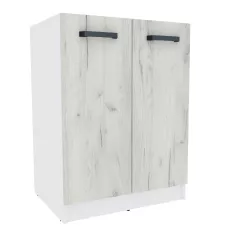 Modul inferior Yasen Samanta 60, Pal, Alb/Stejar Kraft Alb
