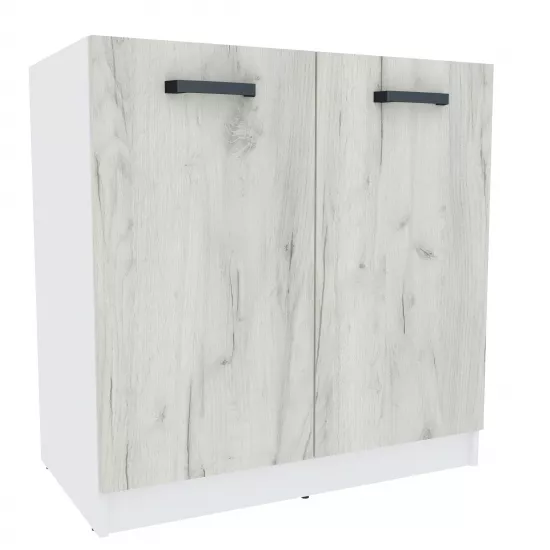 Modul inferior Yasen Samanta 80, Pal, Alb/Stejar Kraft Alb