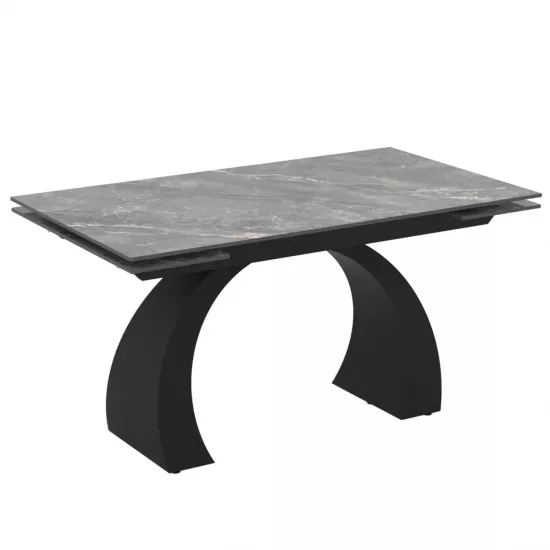 Masă pentru bucătărie Magnus Libra 80x140/170/200, Ceramica Shadow