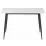 Набор Yasen стол DT8197 Pure white с 4 стульями DC-6005 HLR 2 Beige