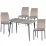 Набор Yasen стол DT8197 Gray Armani с 4 стульями DC-22057 Gray