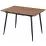 Set Yasen masa extensibila DT2403 Brown cu 4 scaune DC-22057 Gray