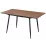 Set Yasen masa extensibila DT2403 Brown cu 4 scaune DC-2329 HLR 55 Emerald Green
