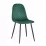 Set Yasen masa extensibila DT2403 Brown cu 4 scaune DC-5010 HLR 57 Dark Green