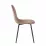 Set Yasen masa extensibila DT2403 Dark Brown cu 4 scaune DC-5010 HLR 11 Gold Brown