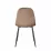 Set Yasen masa extensibila DT2403 Dark Brown cu 4 scaune DC-5010 HLR 11 Gold Brown