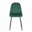Set Yasen masa extensibila DT2403 Dark Brown cu 4 scaune DC-5010 HLR 57 Dark Green