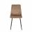 Set Yasen masa extensibila DT2403 Dark Brown cu 4 scaune DC-5012 S HLR 11 Gold Brown