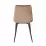 Set Yasen masa extensibila DT2403 Dark Brown cu 4 scaune DC-6005 HLR 11 Gold Brown