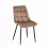Set Yasen masa extensibila DT2403 Dark Brown cu 4 scaune DC-6005 HLR 11 Gold Brown