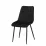 Set Yasen masa extensibila DT2403 Dark Brown cu 4 scaune DC-6005 HLR 66 Black