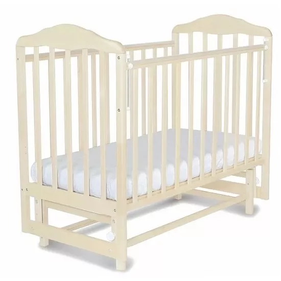 Pătuţ SKV-Company Beryozka Plus Transversal (124005) fără sertar, Birch