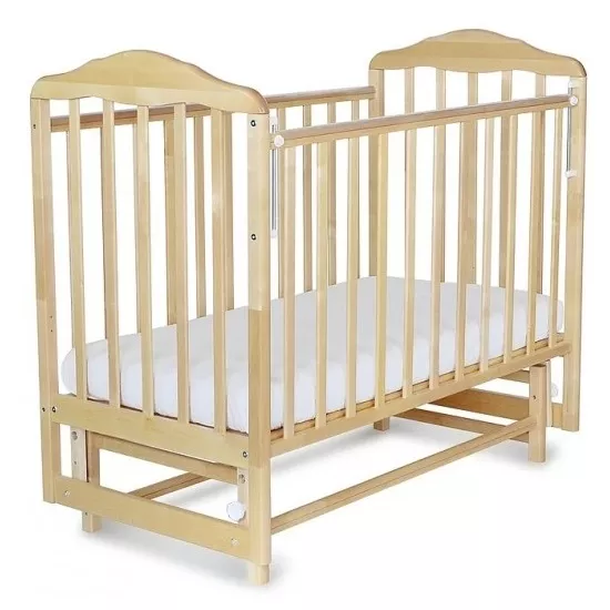 Pătuţ SKV-Company Beryozka Plus Transversal (124009) fără sertar, Beige