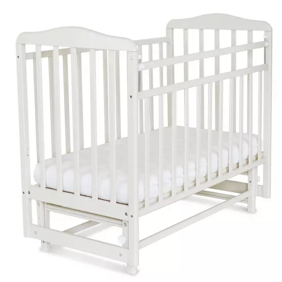 Pătuţ SKV-Company Mitenica Plus Transversal (164001) fără sertar, White